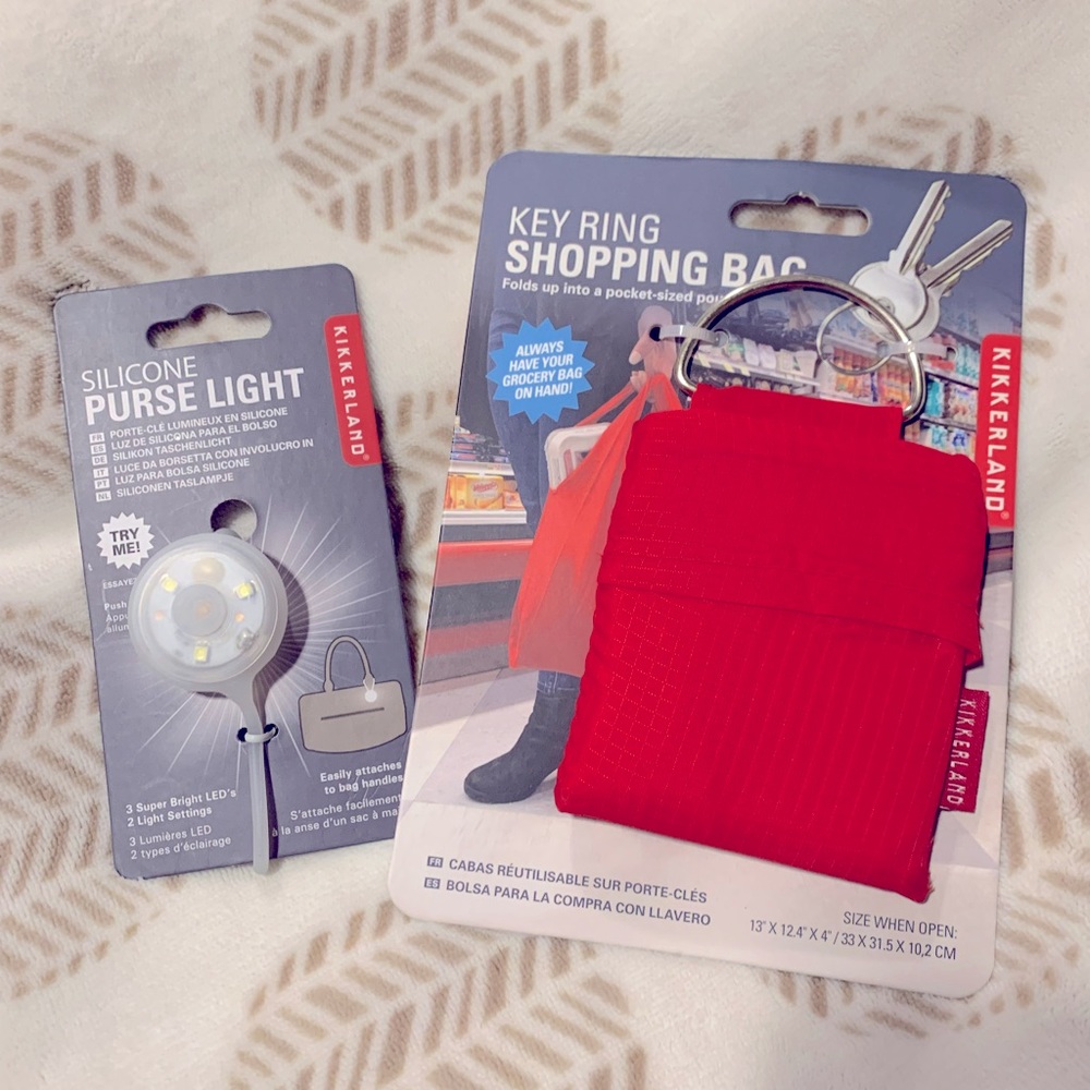 Kikkerland Shopping Bag and Purse Light